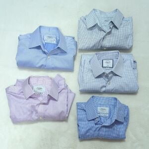 Charles Thywritt - Slim Fit - French Cuff Lot Of 5